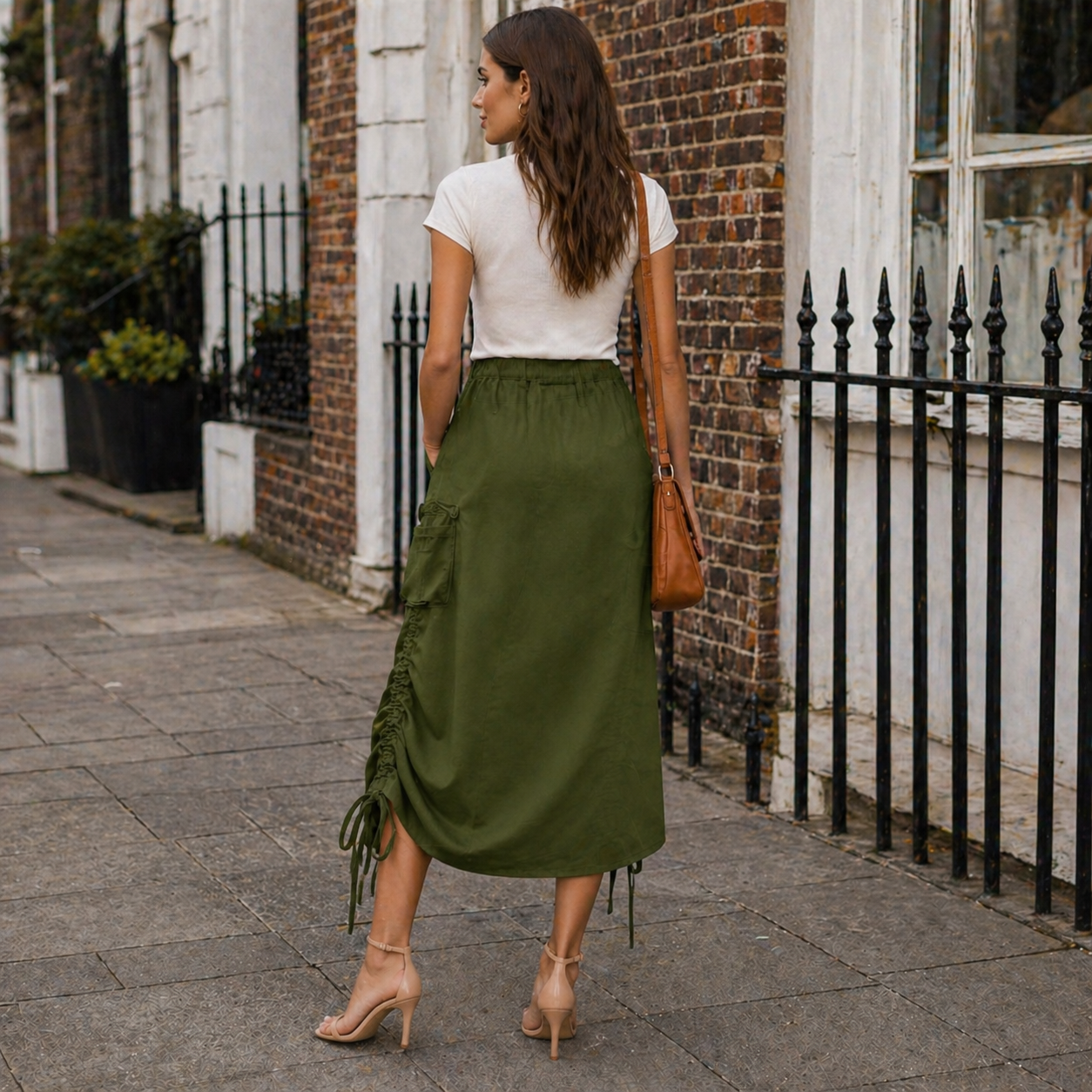 Midi Utility Skirt | Versatile Design | Quality Fabric