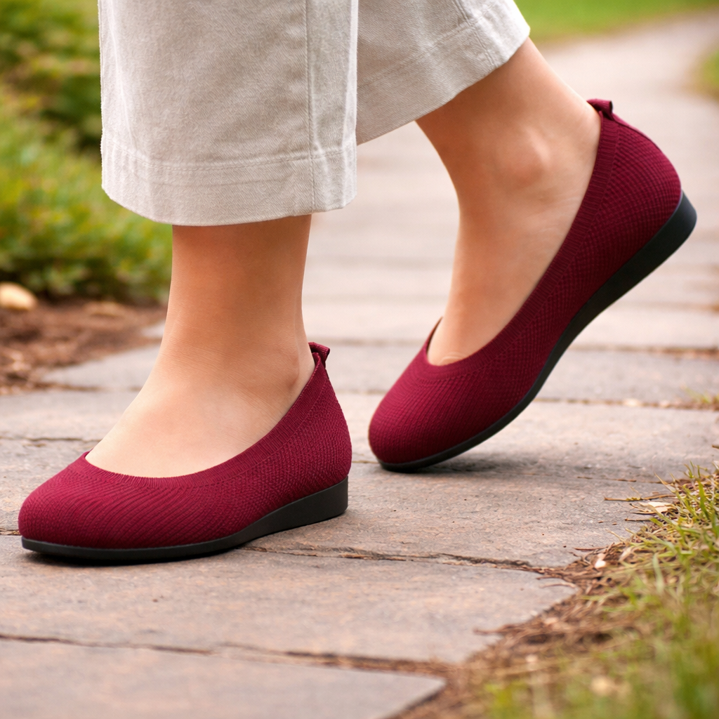 Women's ballet slippers | Minimalist style | Soft sole, comfortable fit