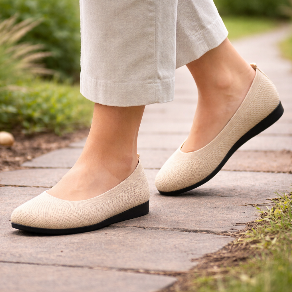 Women's ballet slippers | Minimalist style | Soft sole, comfortable fit