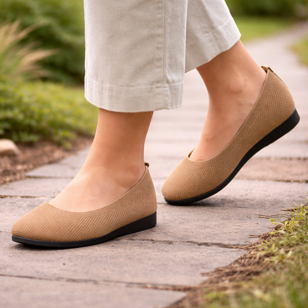 Women's ballet slippers | Minimalist style | Soft sole, comfortable fit