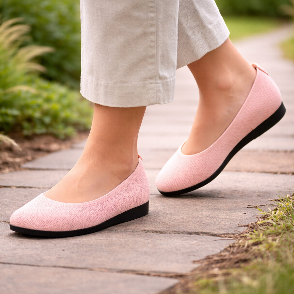 Women's ballet slippers | Minimalist style | Soft sole, comfortable fit