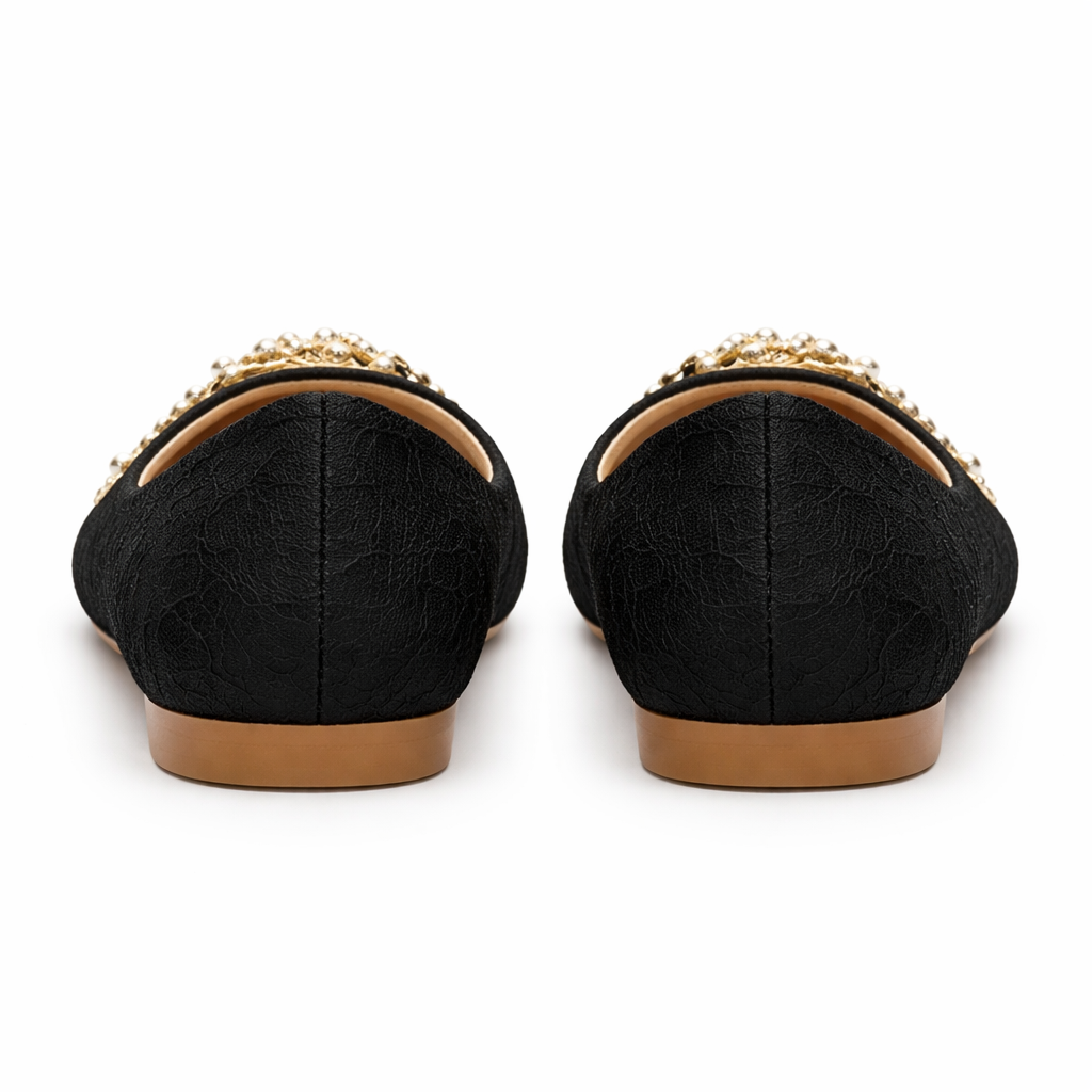 Women's ballet socks | Pearl detail, elegant slip-on comfort