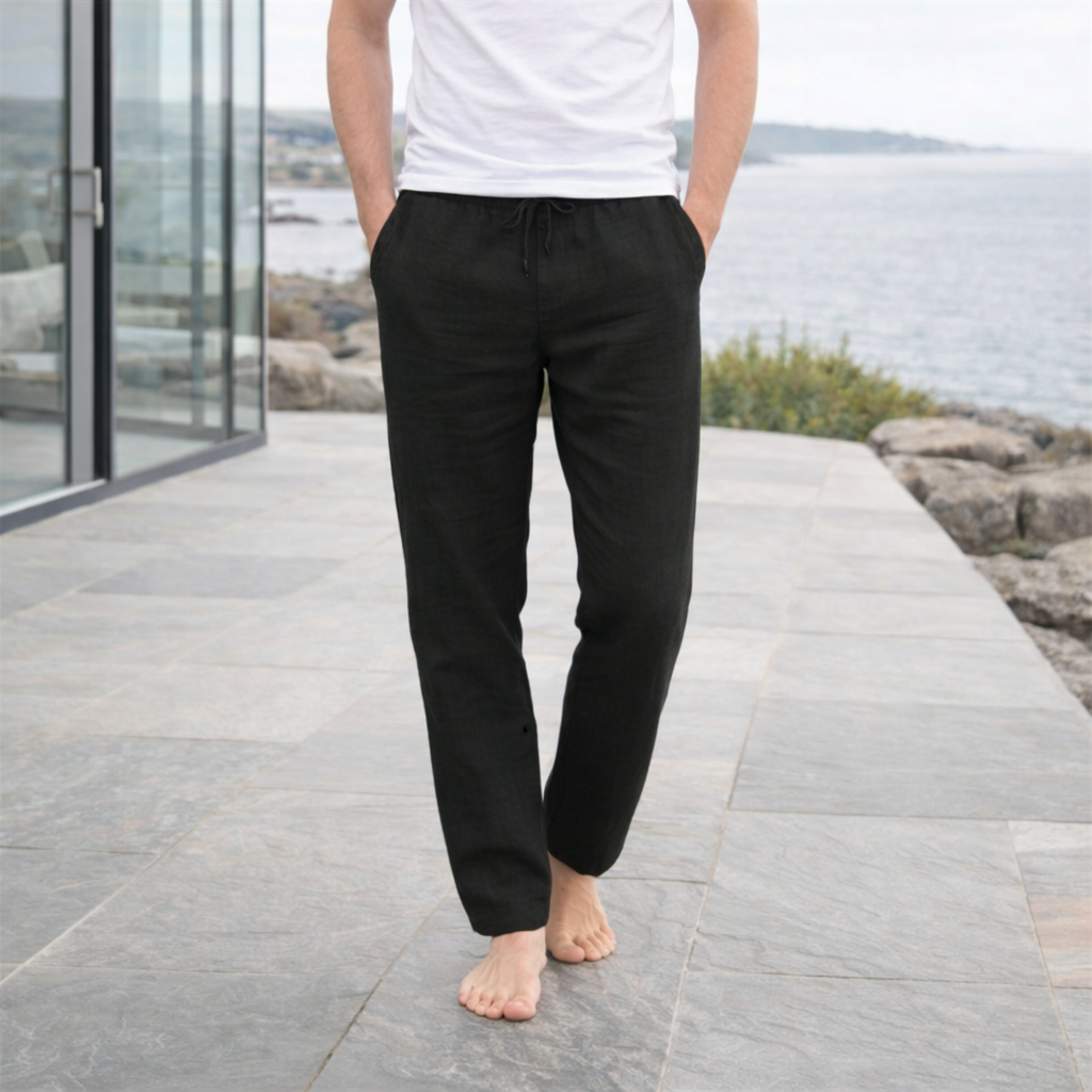 Men's linen pants | Lightweight, casual and comfortable | Breathable, loose fit