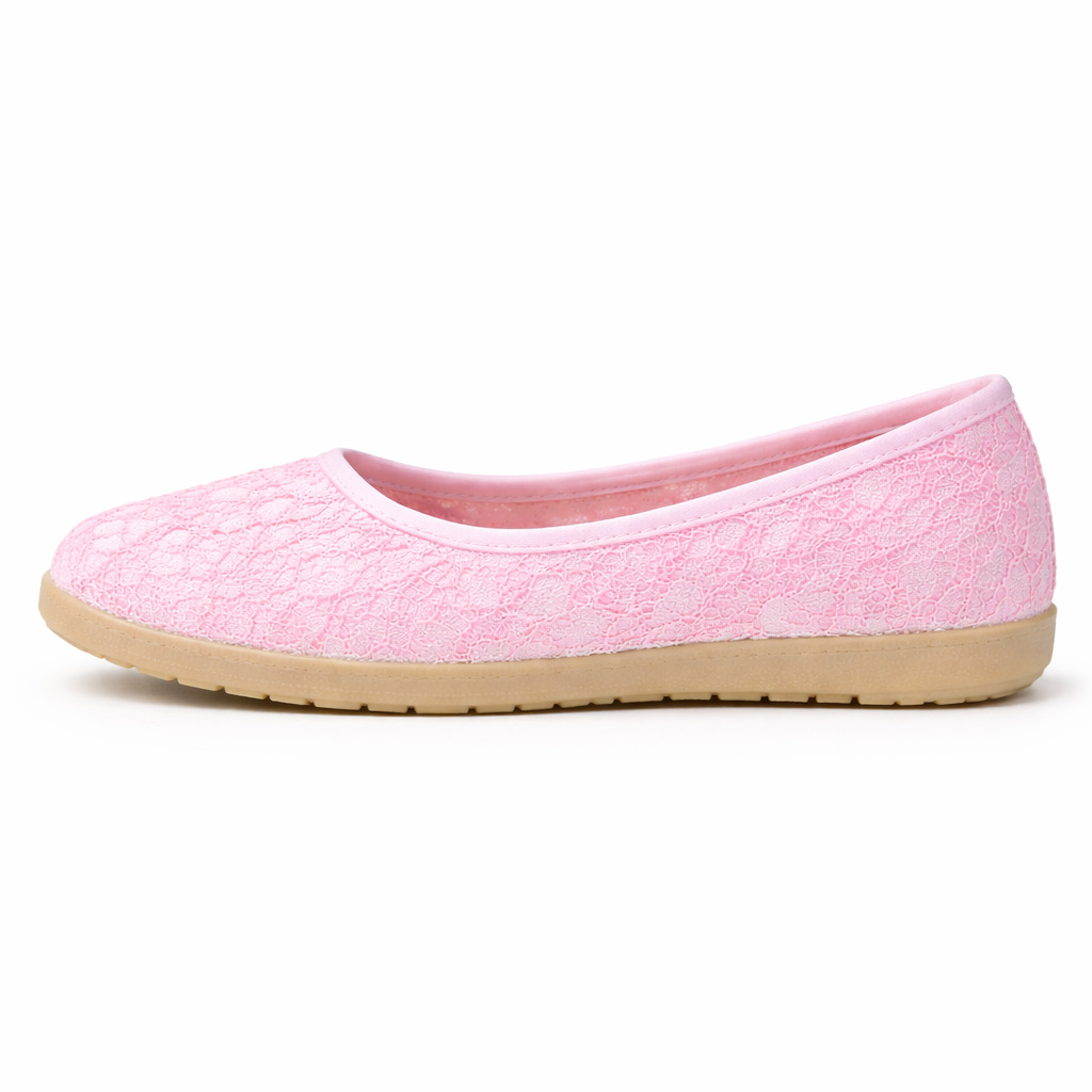Women's ballerina shoes | Floral pattern, lightweight comfort | Casual loafer