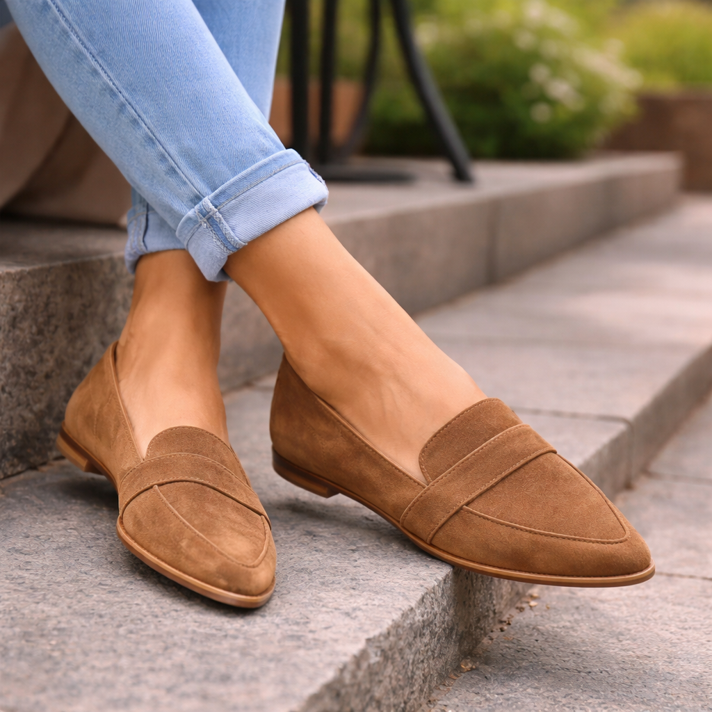 Women's ballet shoes | Pointed toe, elegant style | Slip-on comfort