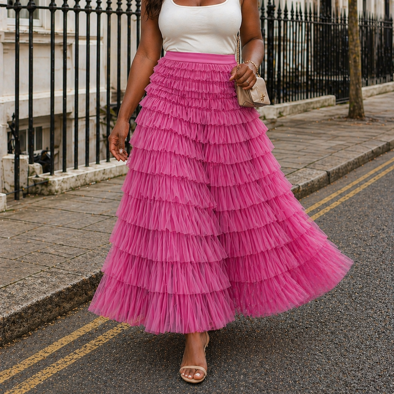 Maxi Skirt | Romantic Tulle | Elegant Design