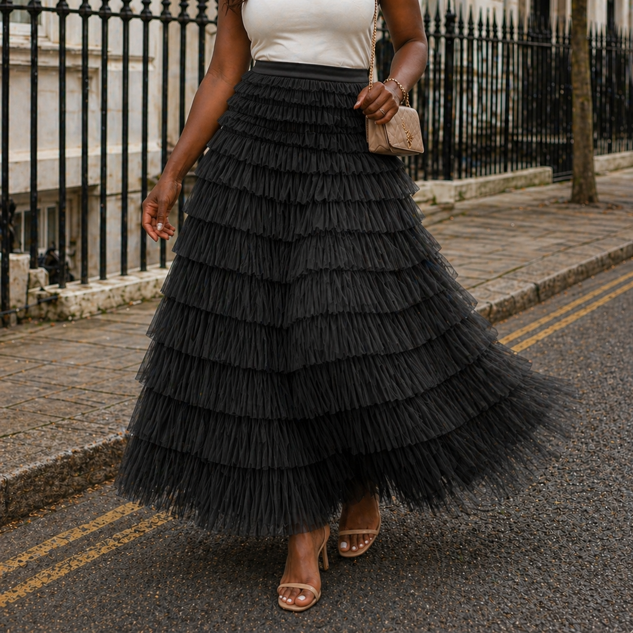 Maxi Skirt | Romantic Tulle | Elegant Design
