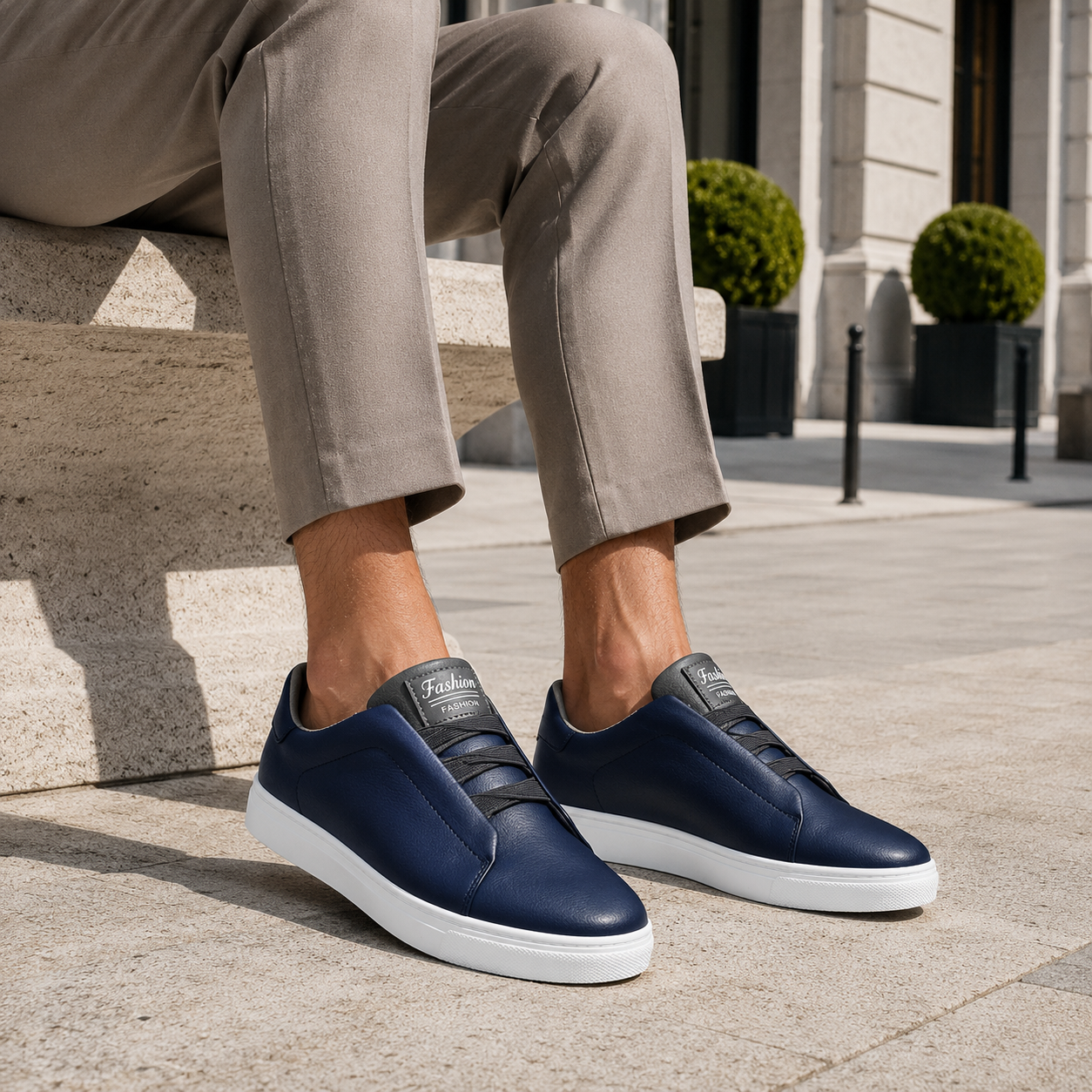 Men's classics leather shoes durable