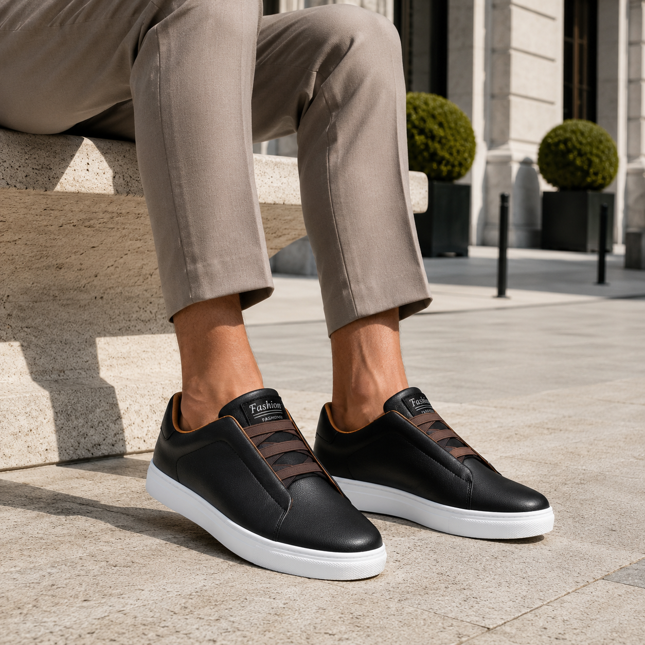 Men's classics leather shoes durable