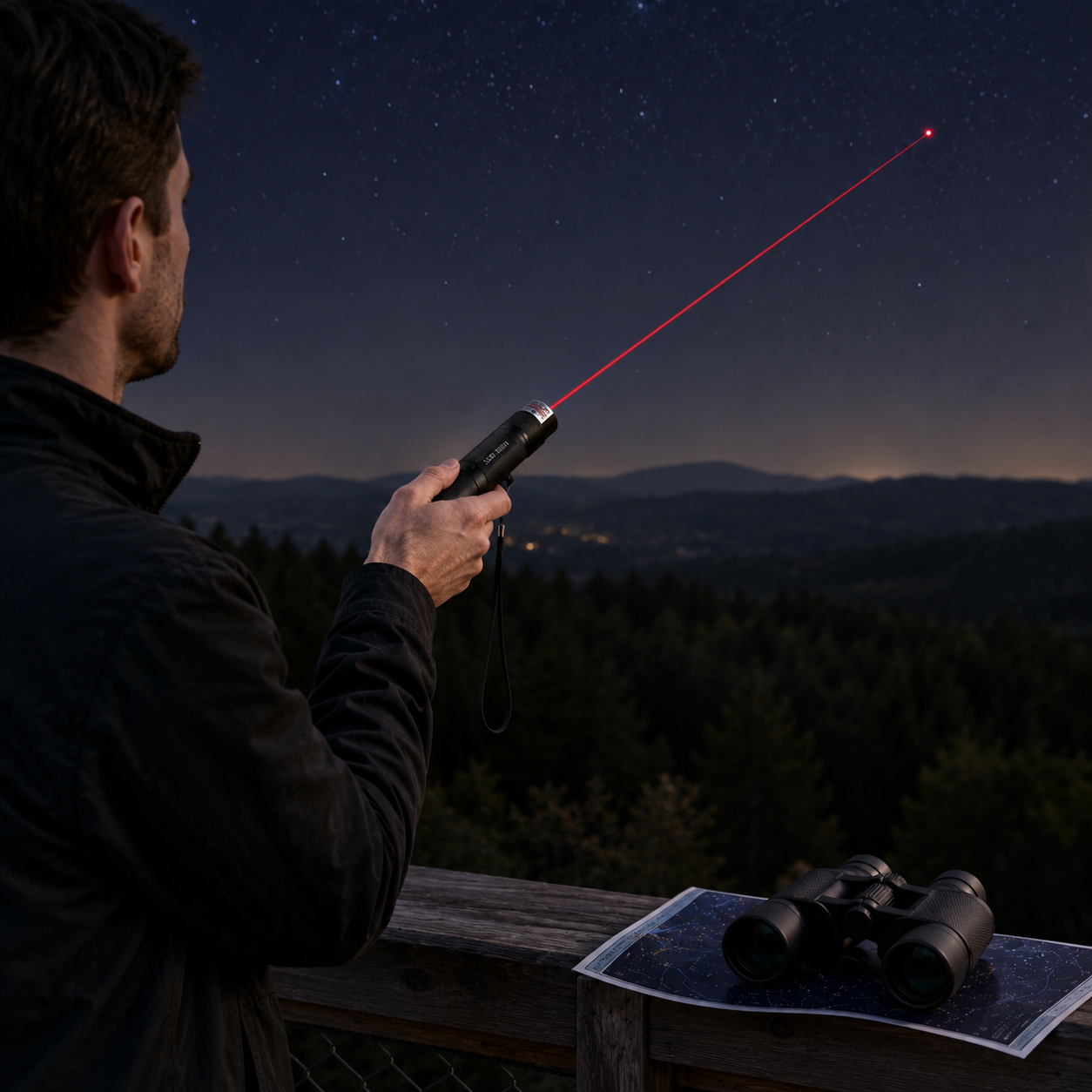 Laser pointer | Red, green long-range laser | Powerful pocket laser