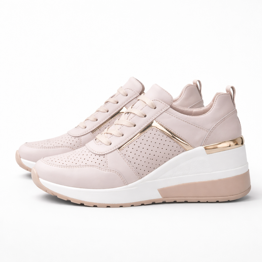 Women's wedge sneakers | Orthopedic support | Breathable sole