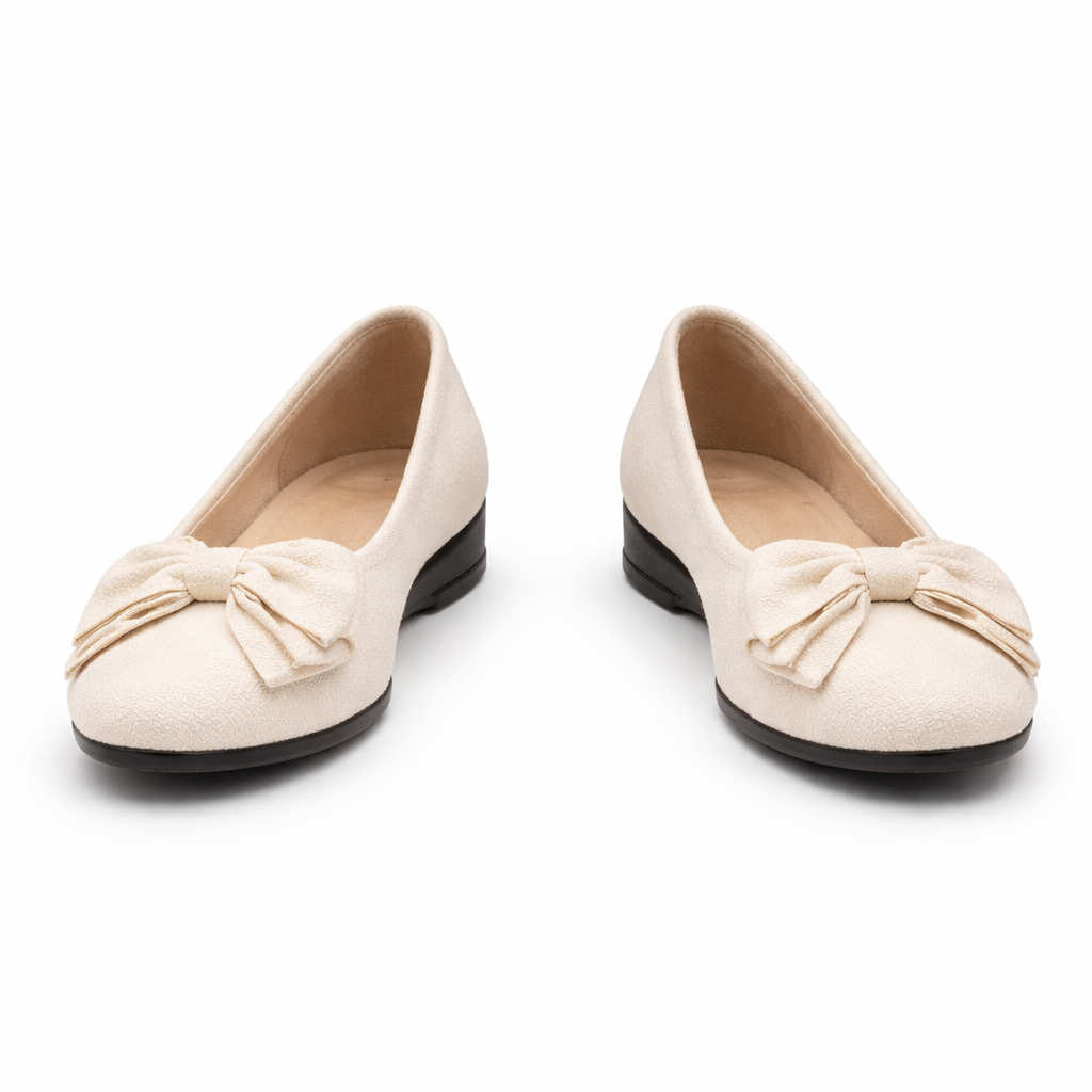 Women's Ballet Flats | Slip-On, Bow | Stylish Look
