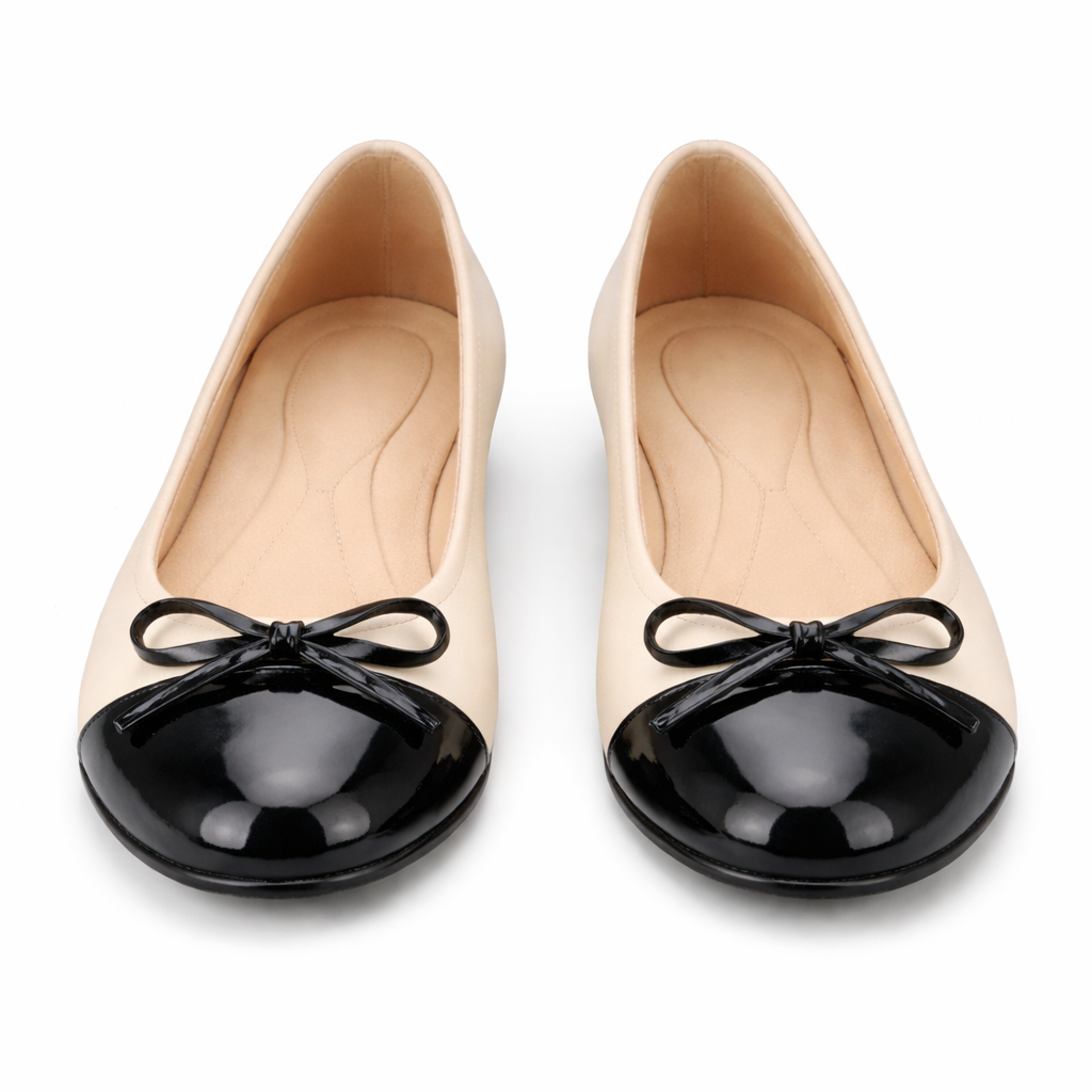 Women's Ballet Flats | Loop Detail | Padded Sole, Comfortable