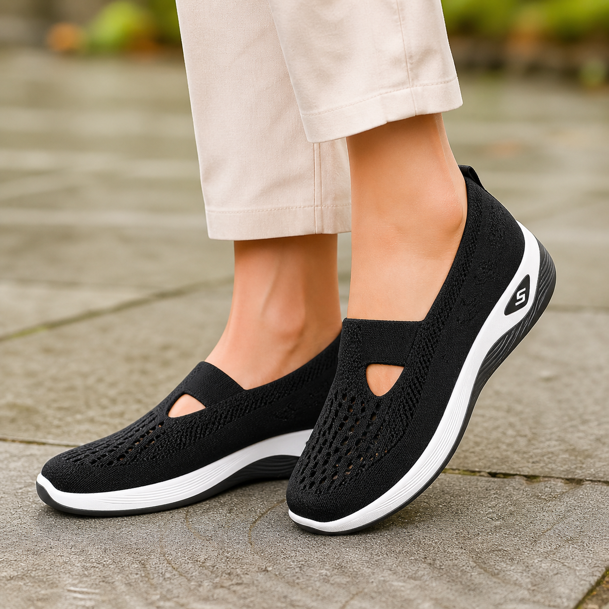 Orthopedic Shoes | Women's Comfortable Slip-on | Breathable and Lightweight