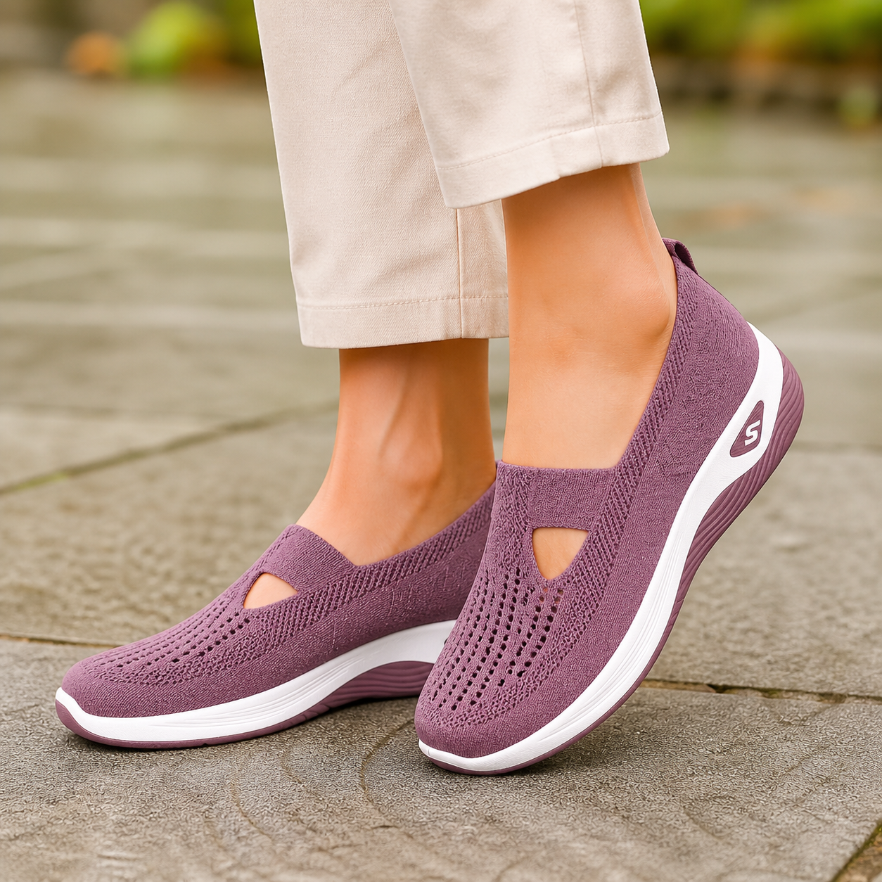 Orthopedic Shoes | Women's Comfortable Slip-on | Breathable and Lightweight