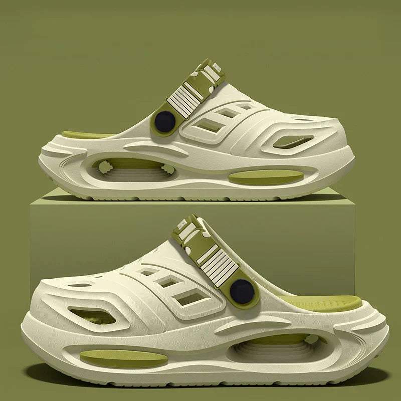 Men's Slippers | Cushioned Sole, Adjustable Strap