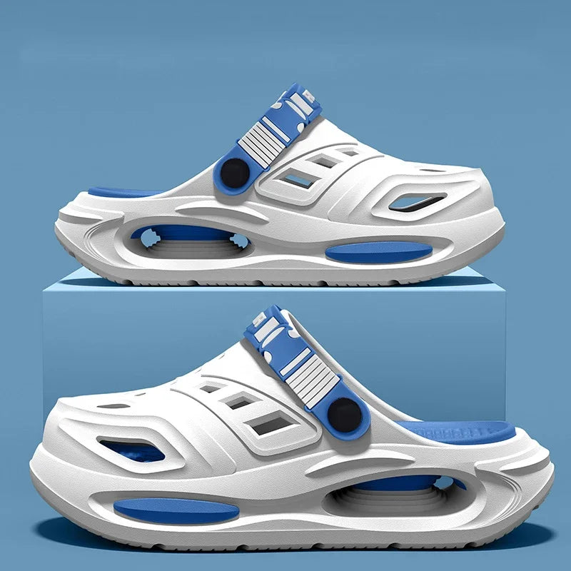 Men's Slippers | Cushioned Sole, Adjustable Strap
