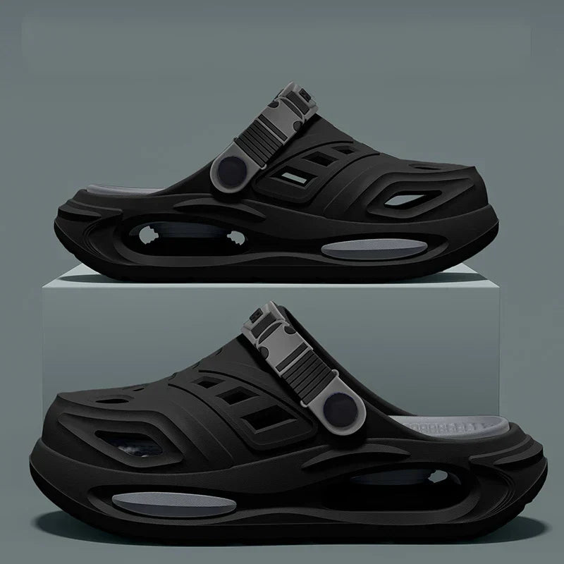 Men's Slippers | Cushioned Sole, Adjustable Strap