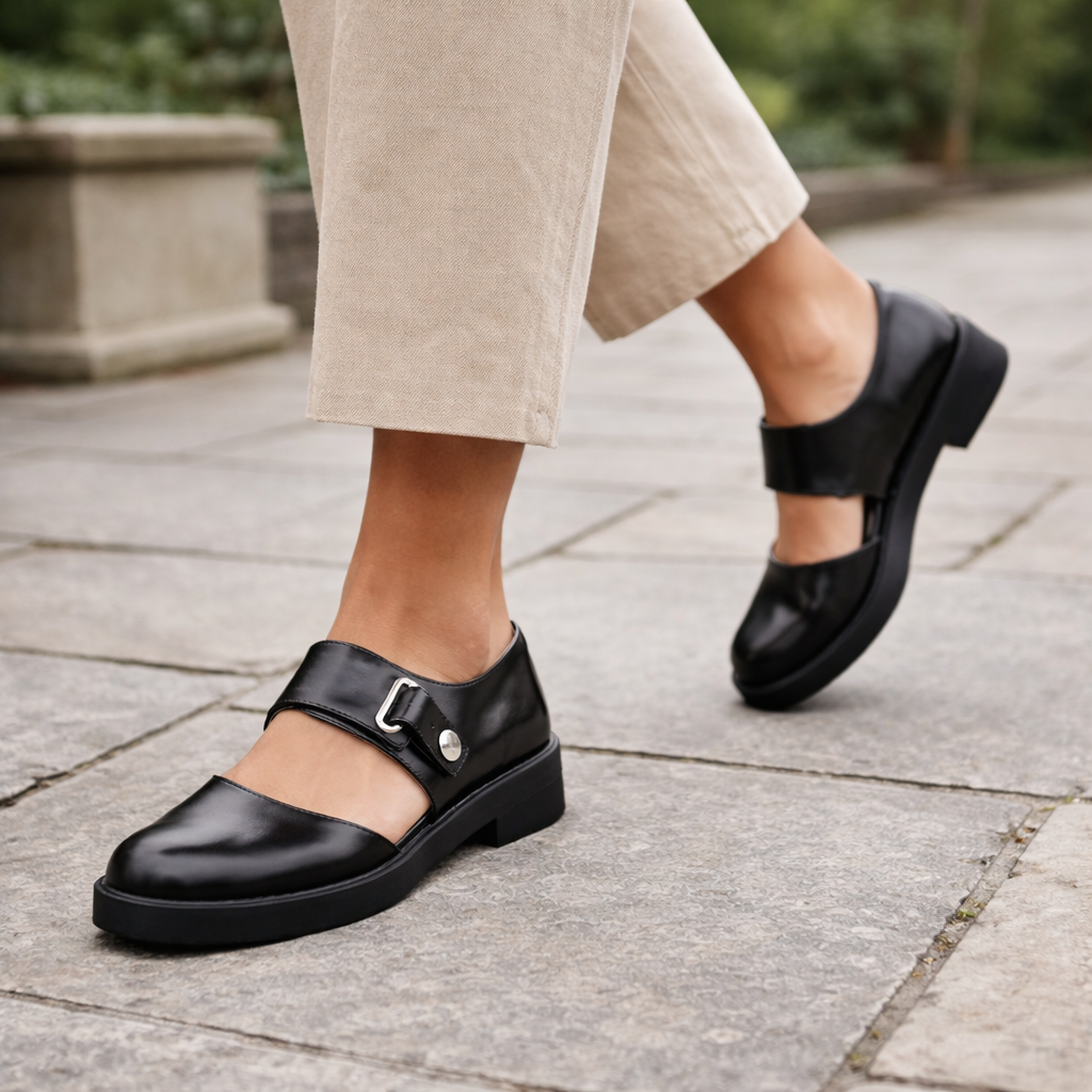 Women's Mary Jane shoes | Orthopedic comfort | Black, Strap