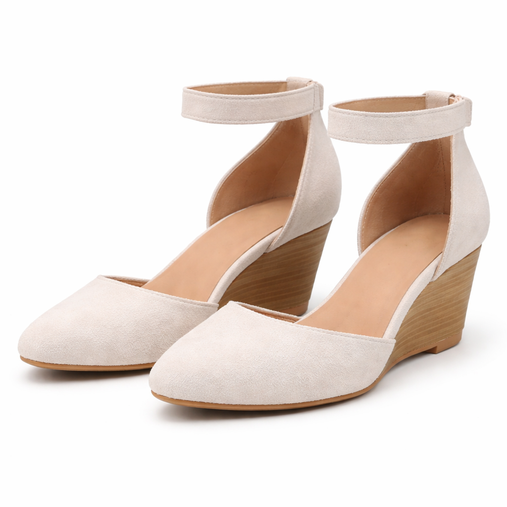 Women's Elevated High Heels | Closed Toe Suede | Matte Finish