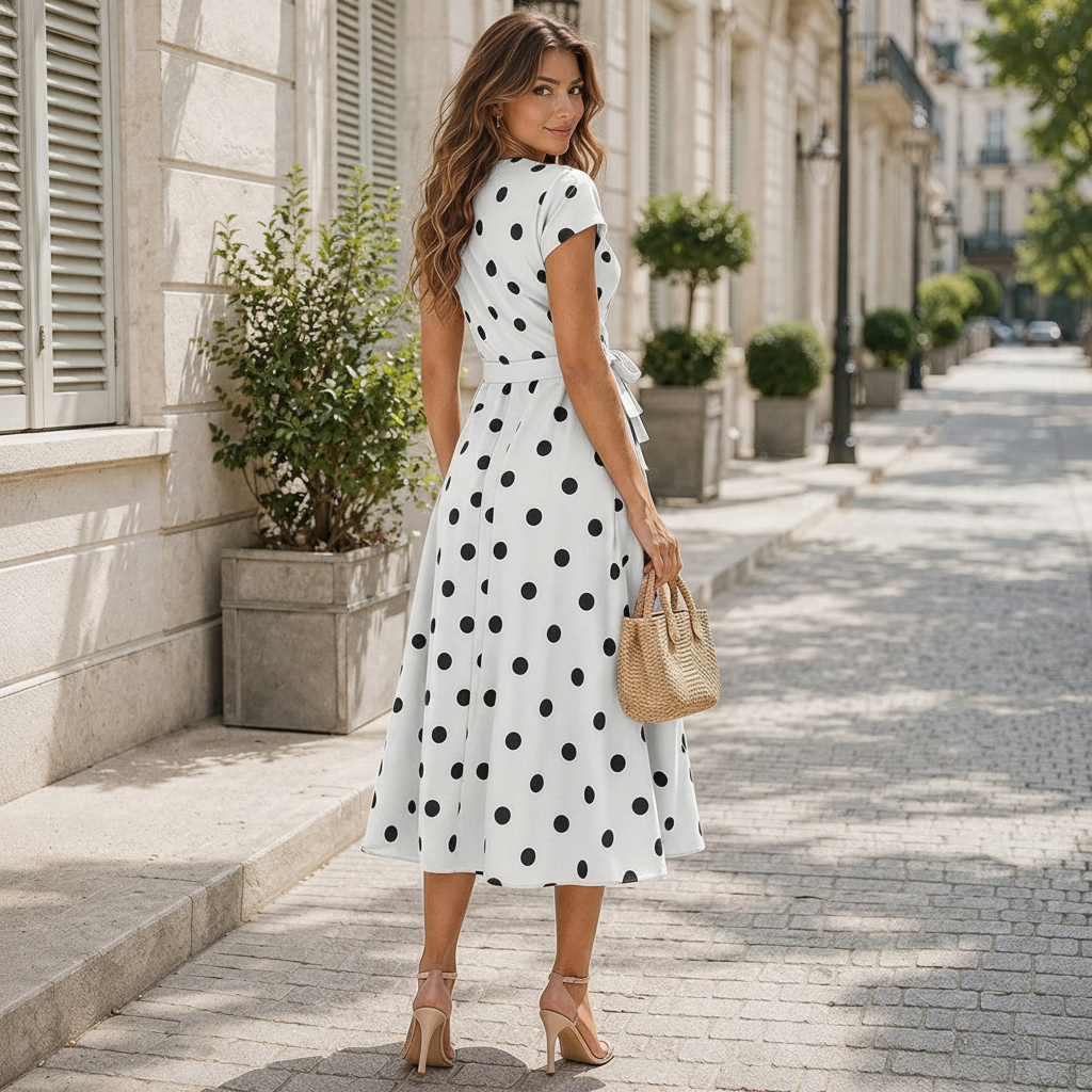 Polka Dot Dress | Versatile Summer Dress | Stylish Shapes