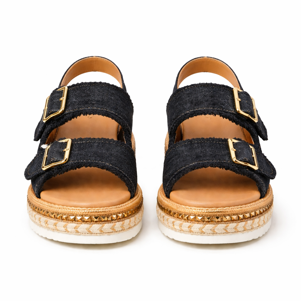 Denim Shoes Flat Sole | Comfortable Casual Rubber Sole Shoes