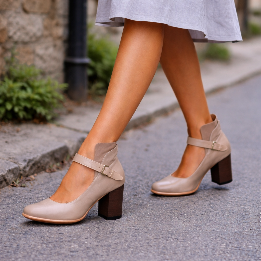 Mary Jane shoes for women | Block heel | Square toe, ankle strap