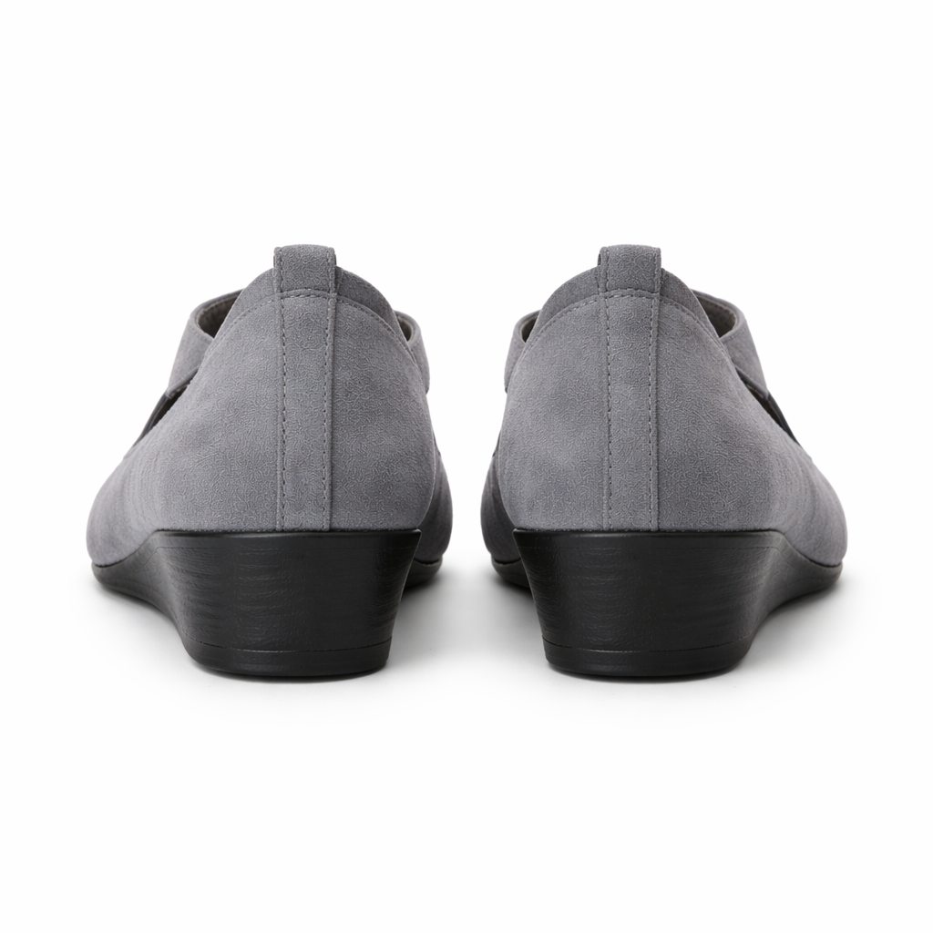 Women's Wedge Heels Elastic Laces Elevated Sole