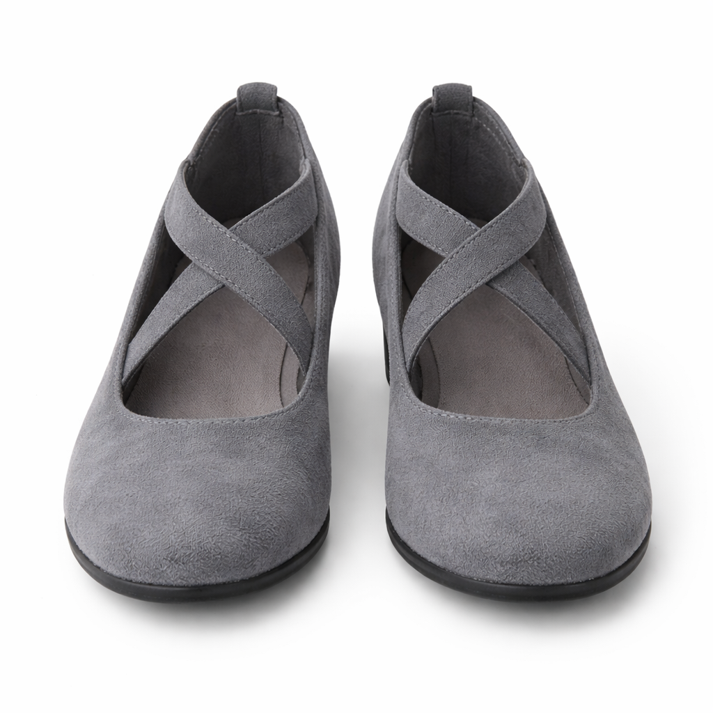 Women's Wedge Heels Elastic Laces Elevated Sole
