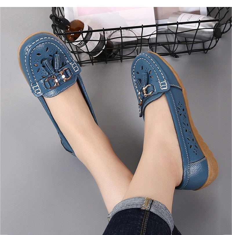 Women's Breathable Moccasins - Comfort - Orthopedic