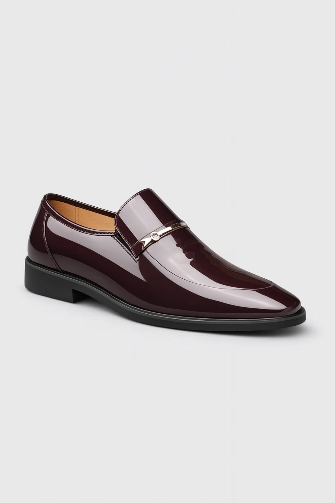 Men's Loafers | Patent Leather, Metal Decoration | Dress and Formal Shoes