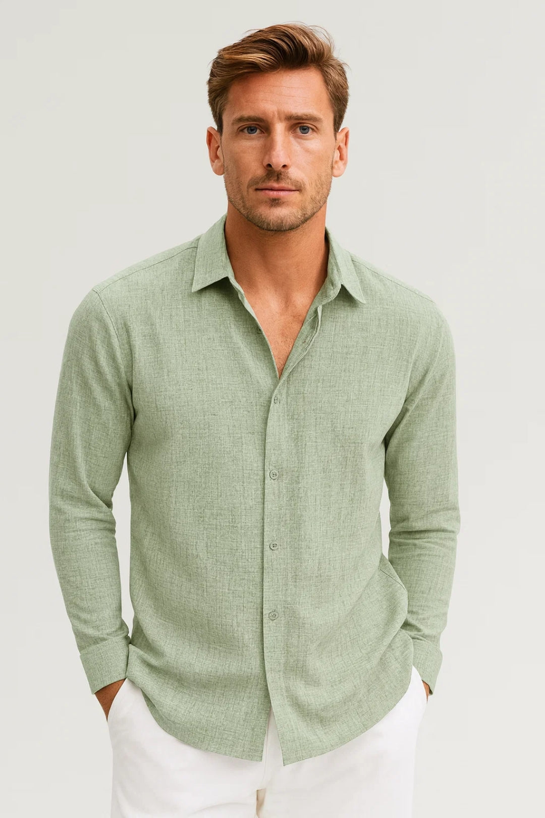Men's Linen Clothes | Lightweight Breathable Casual Fit