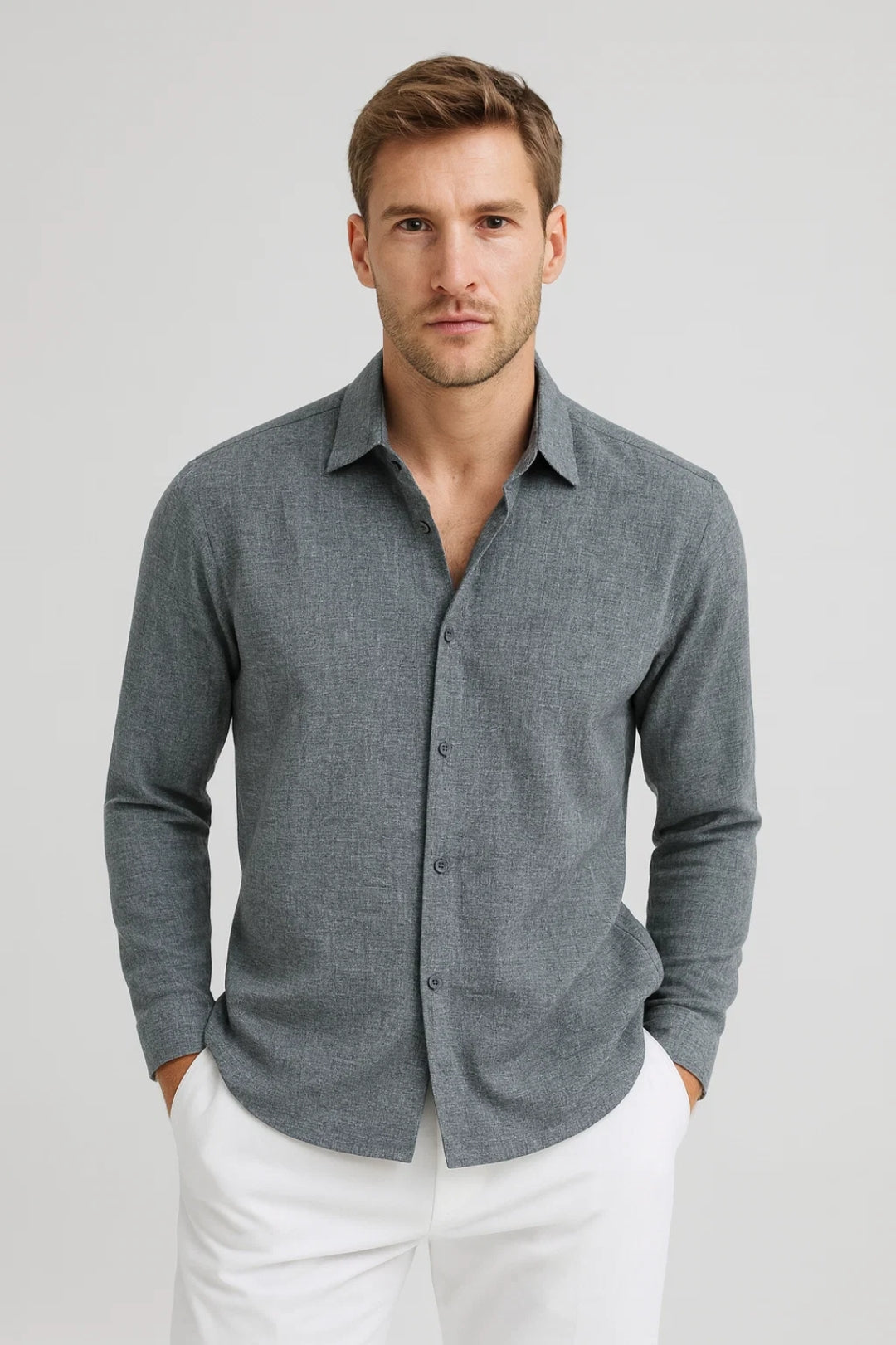 Men's Linen Clothes | Lightweight Breathable Casual Fit
