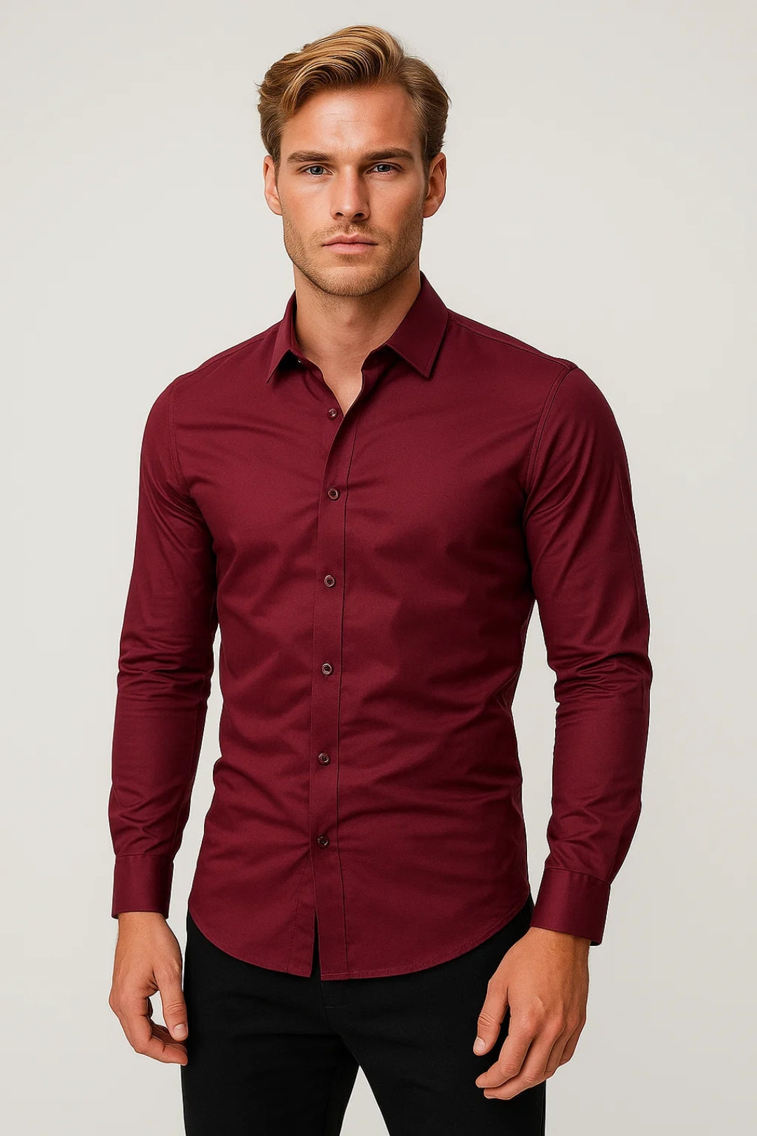 Men's Shirt | Long Sleeves, Slim Fit