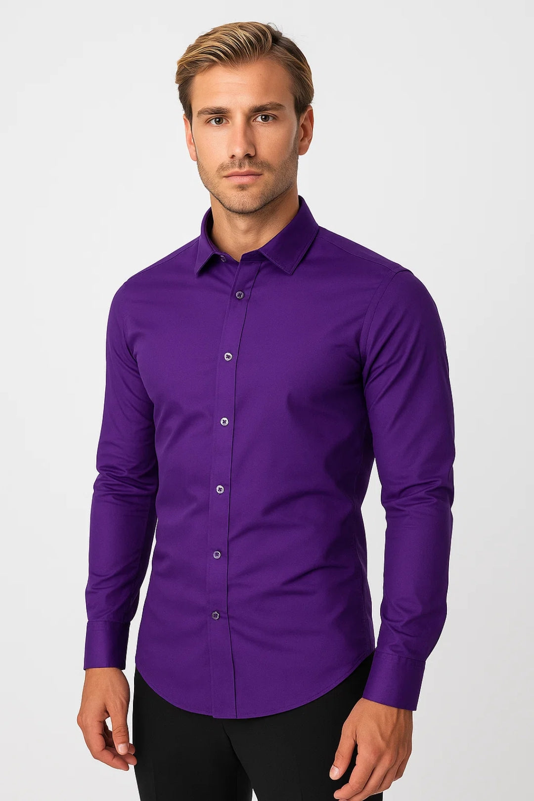 Men's Shirt | Long Sleeves, Slim Fit