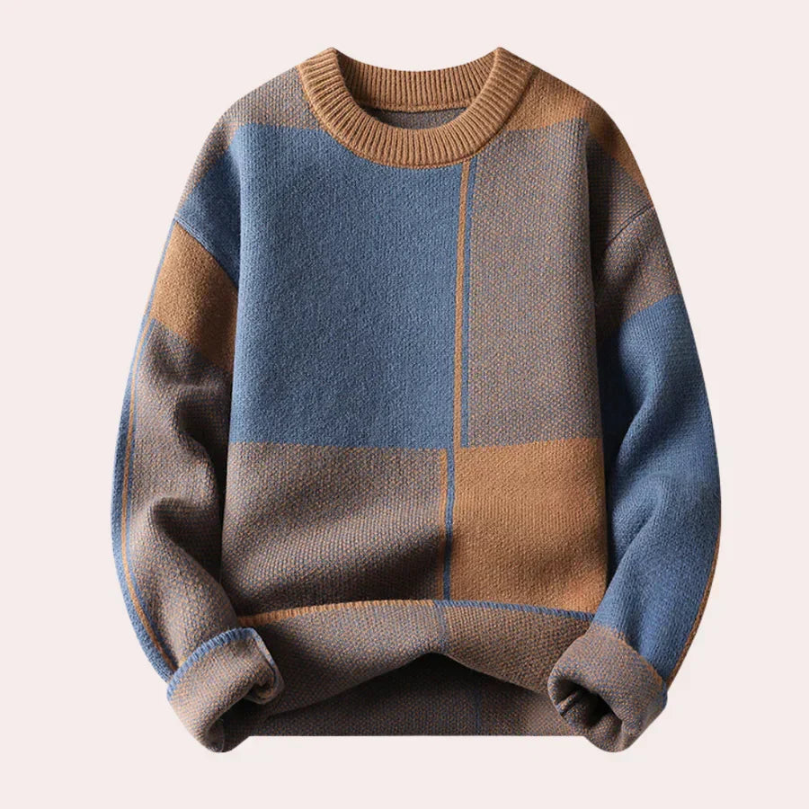 Men's Warm Sweater - Soft Knit - Classic Style