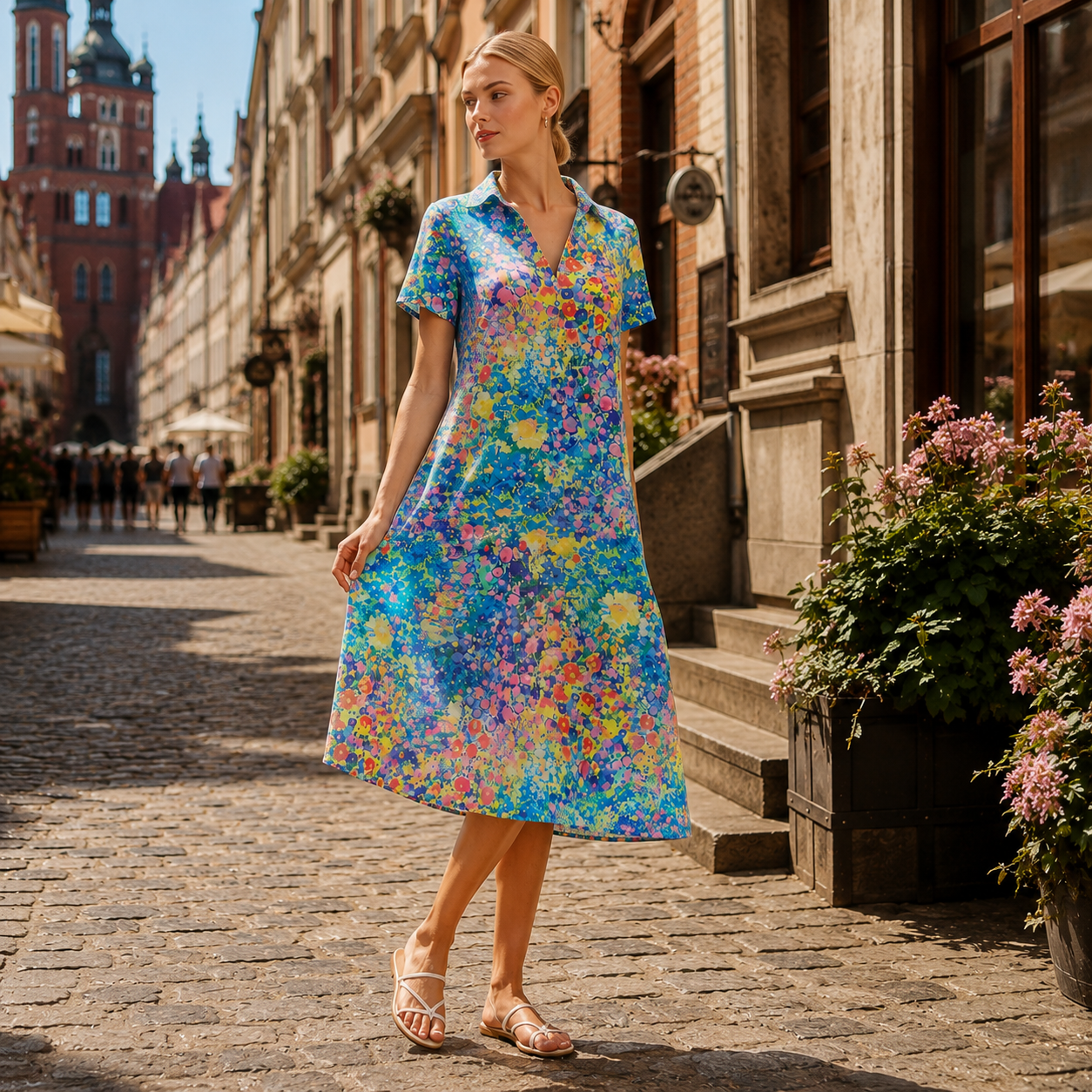 Women's Summer Dress Bohemian Viscose