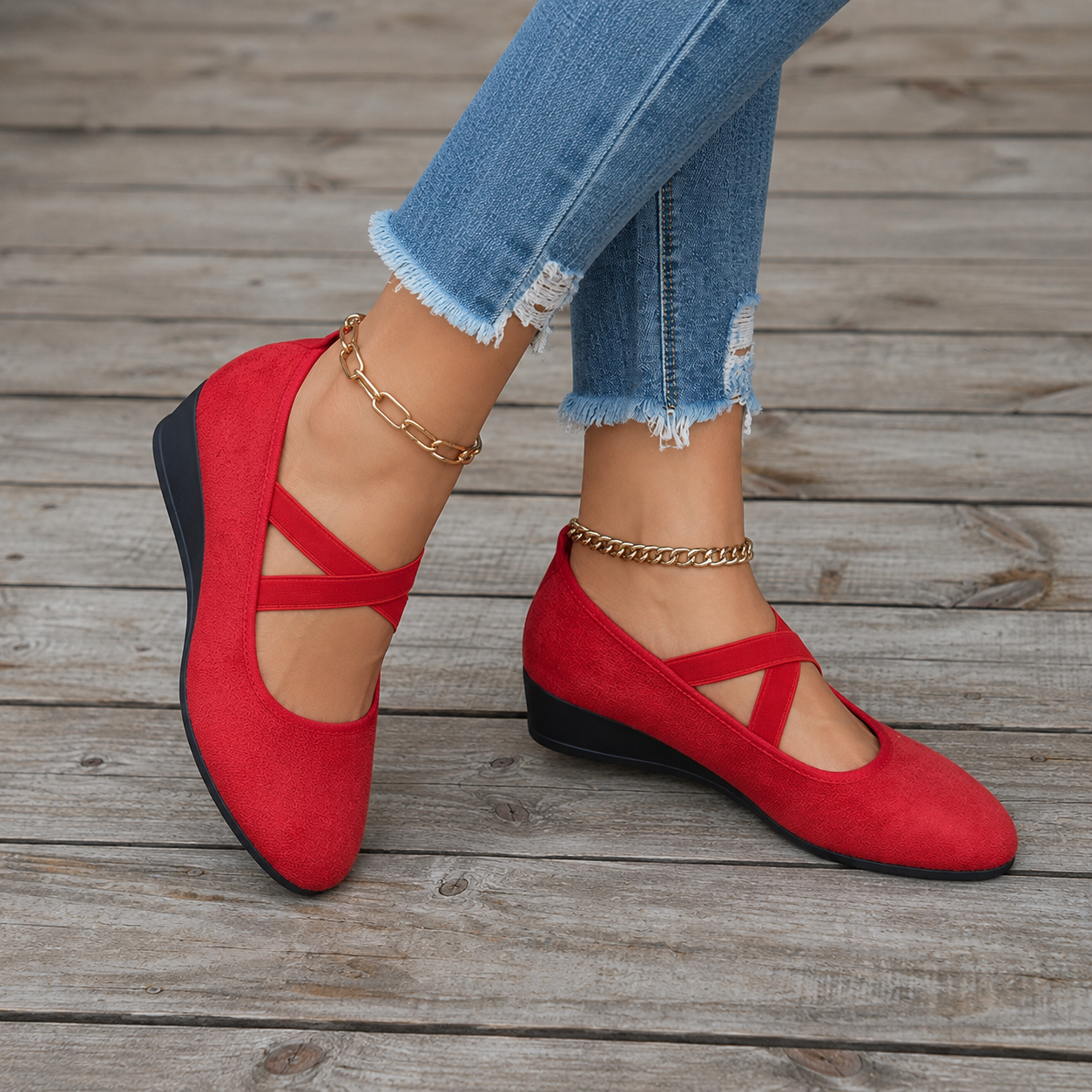 Women's Closed Wedge Ballerinas | Comfortable Fit for Daily Wear