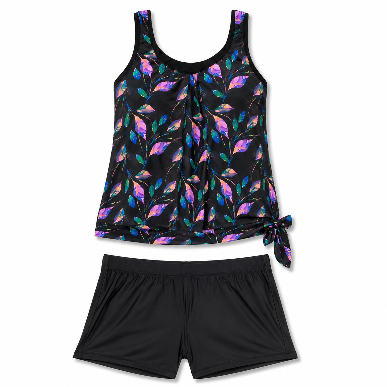 Women's Swimsuit | Floral Print, Shorts Set | Comfortable, Two-Piece