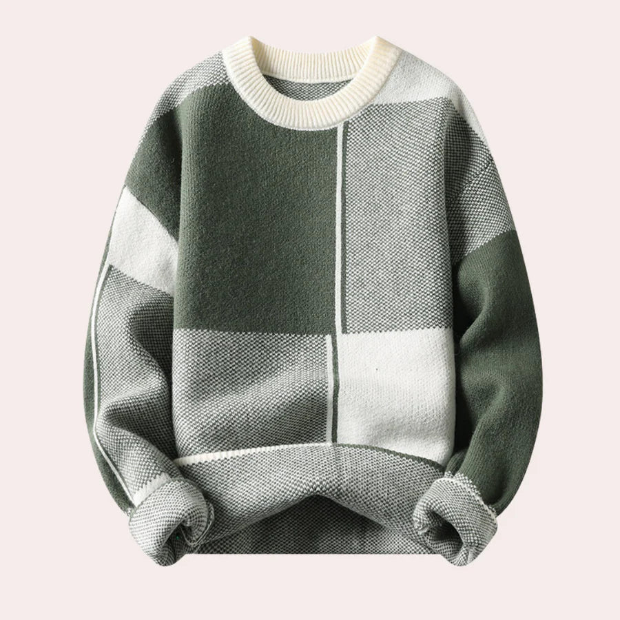 Men's Warm Sweater - Soft Knit - Classic Style