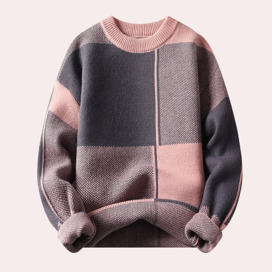 Men's Warm Sweater - Soft Knit - Classic Style