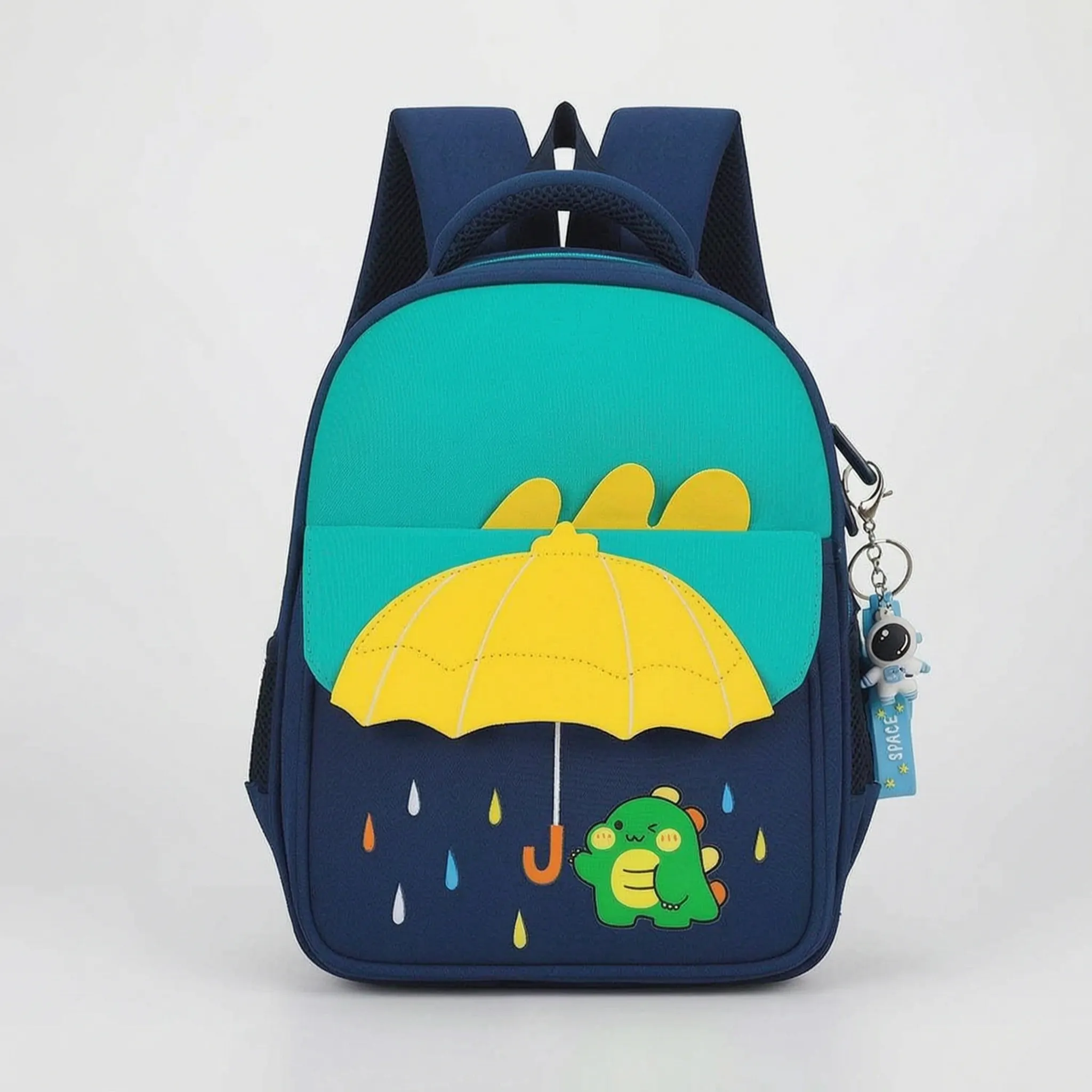 School Backpack for Kids | Comic Pattern, Lightweight | Blue