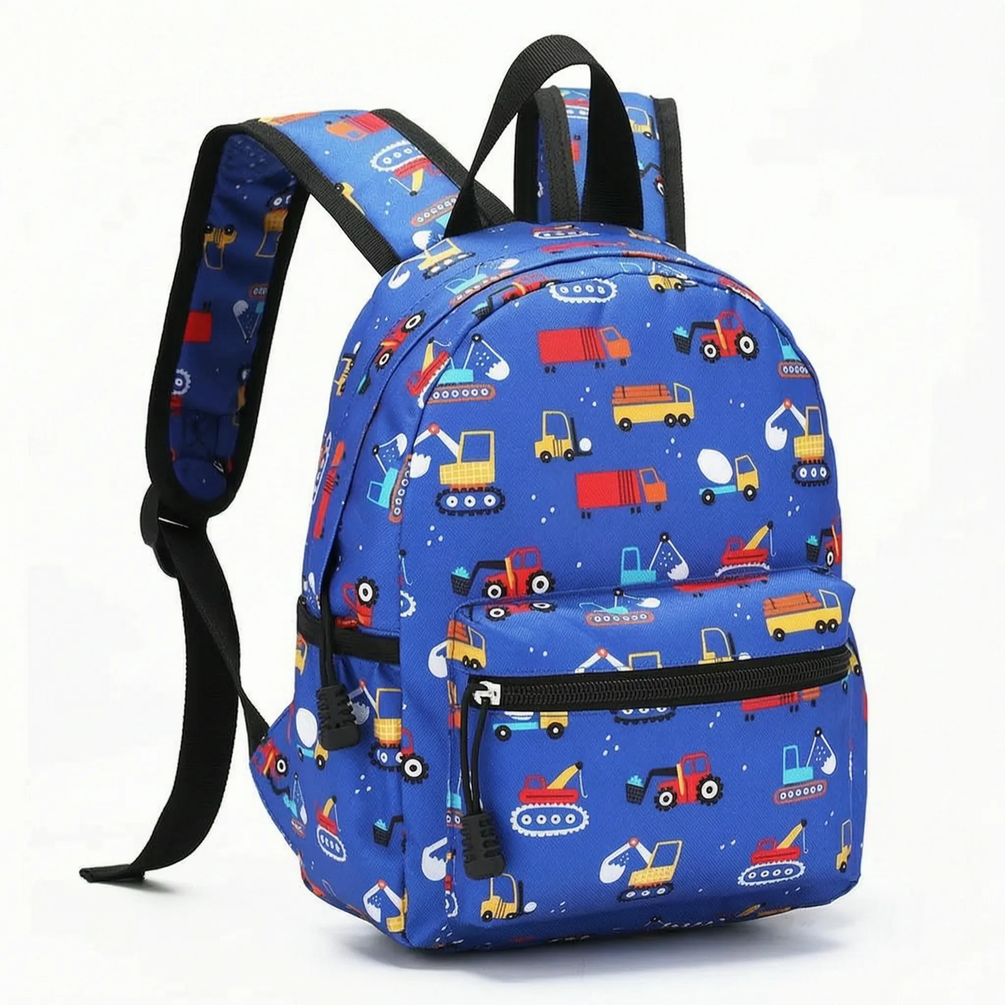 School backpack for children | Blue, patterned | 30×23 cm