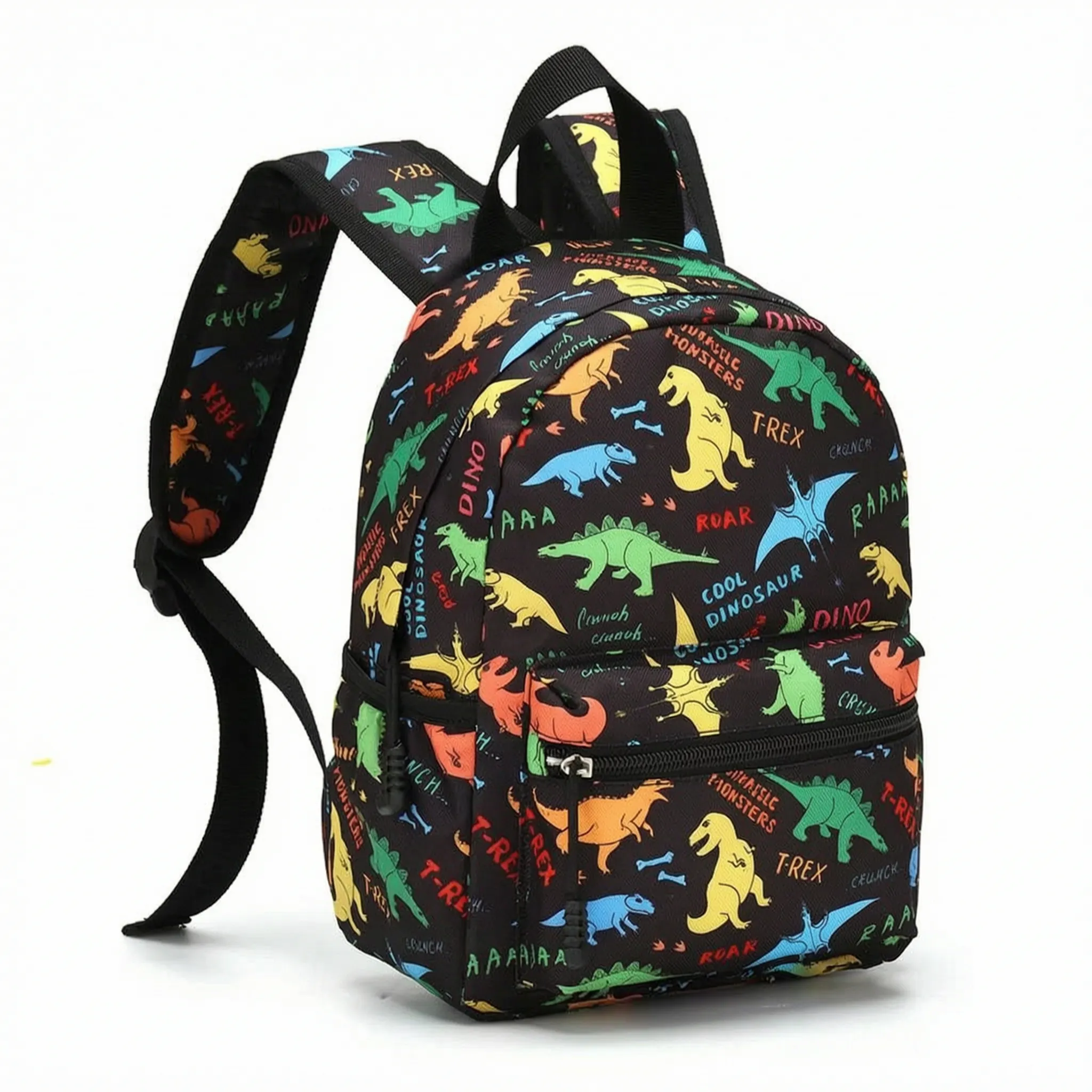 School backpack for children | Blue, patterned | 30×23 cm