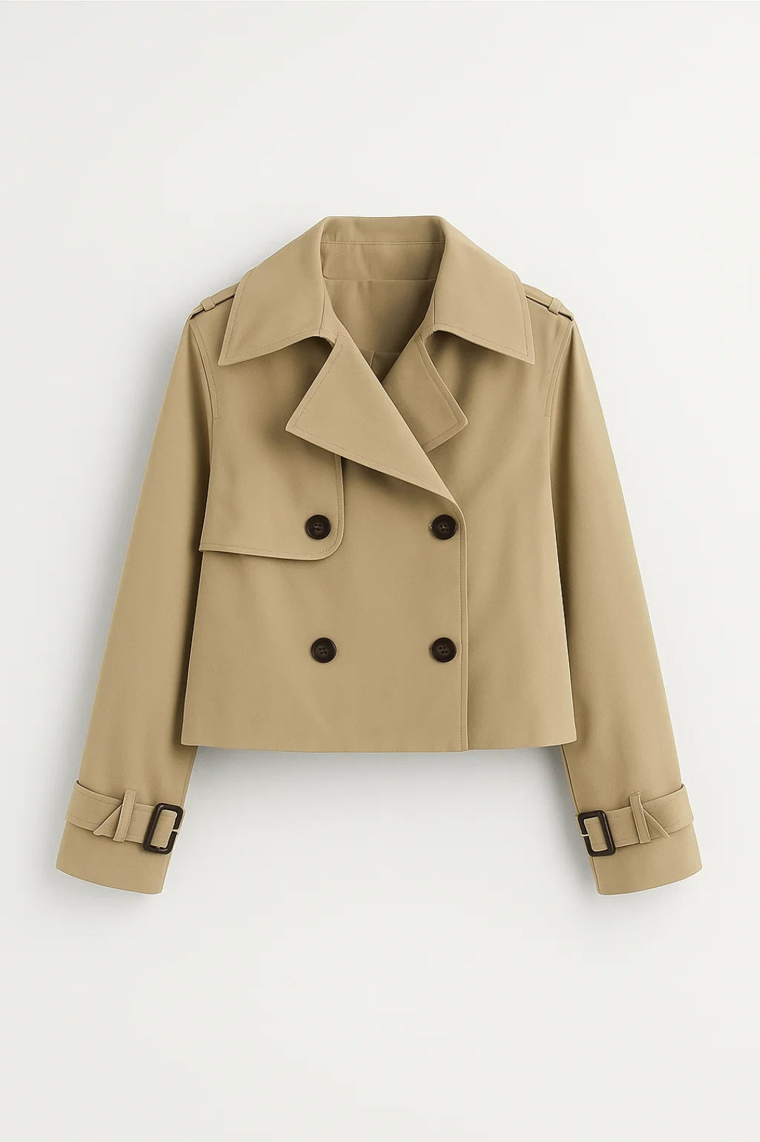 Trench Coat | Women's Short Style, Double-Breasted | Modern Fit