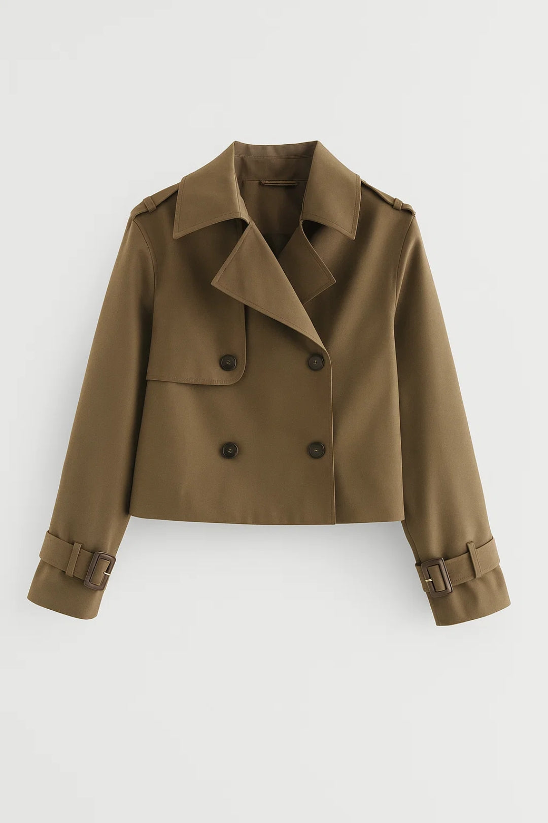 Trench Coat | Women's Short Style, Double-Breasted | Modern Fit