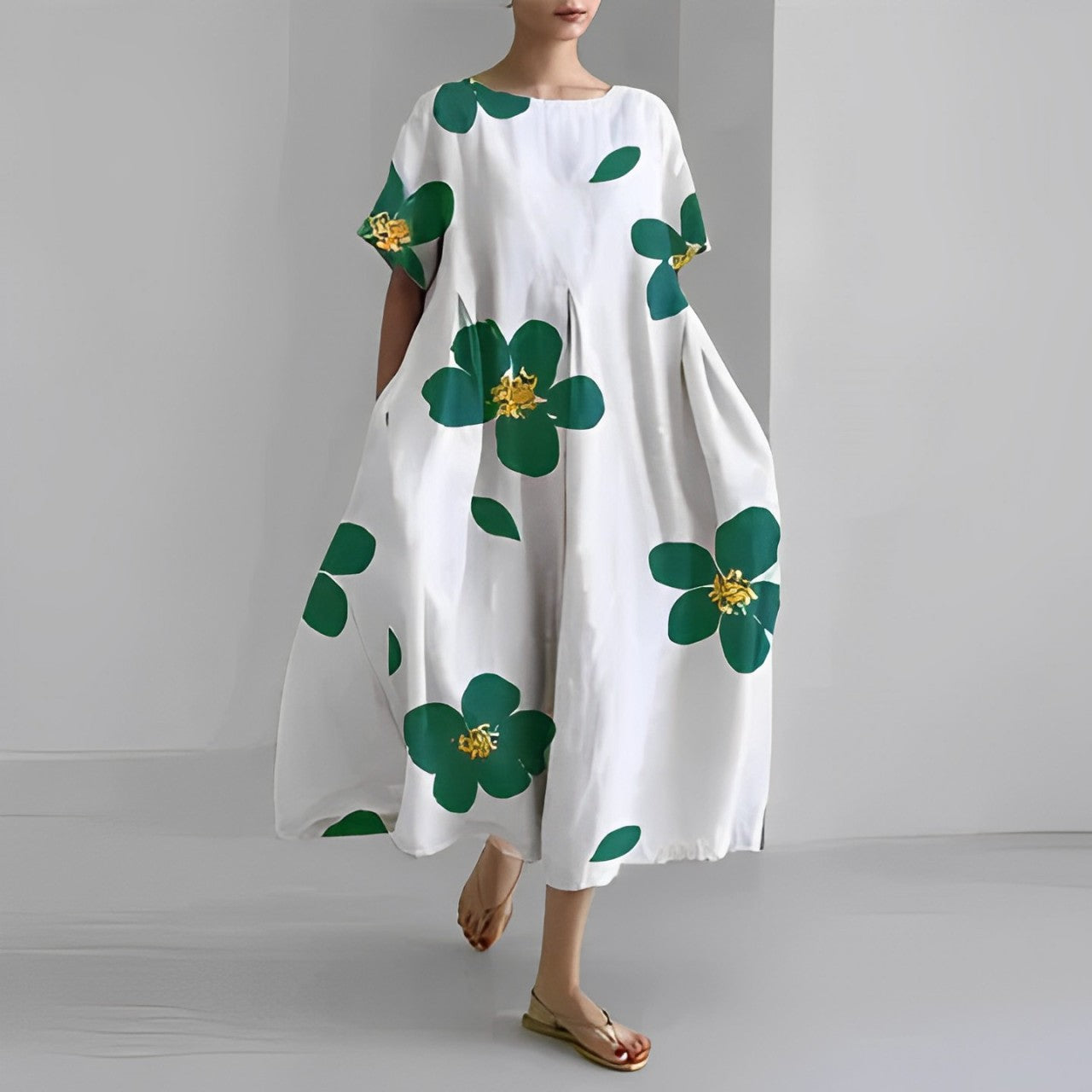 Dress printed loose fit Ronja