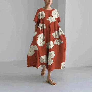 Women's dress floral pattern summer maxi Zara