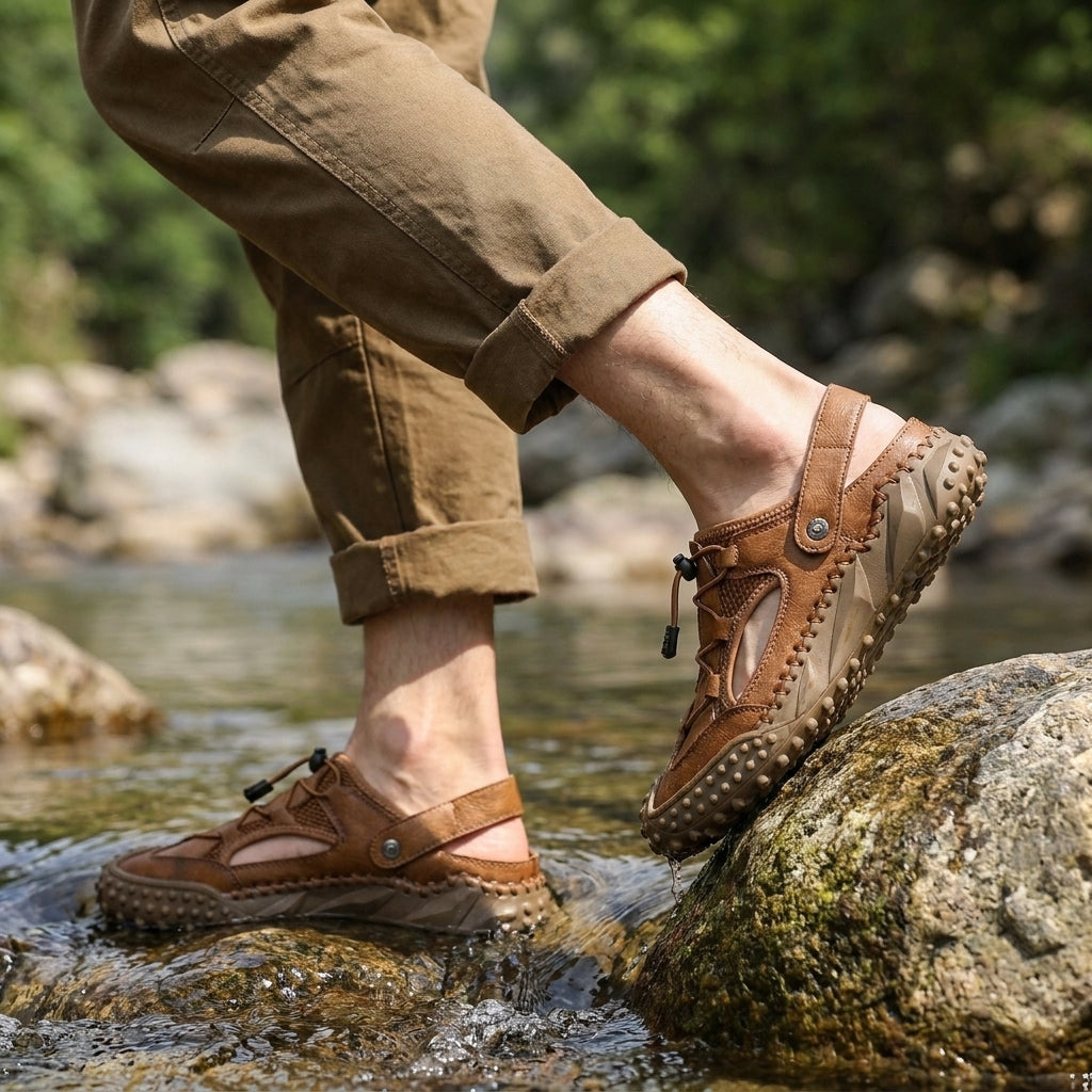 Men's Slip-On Shoes | Mesh, Grip Sole | Summer