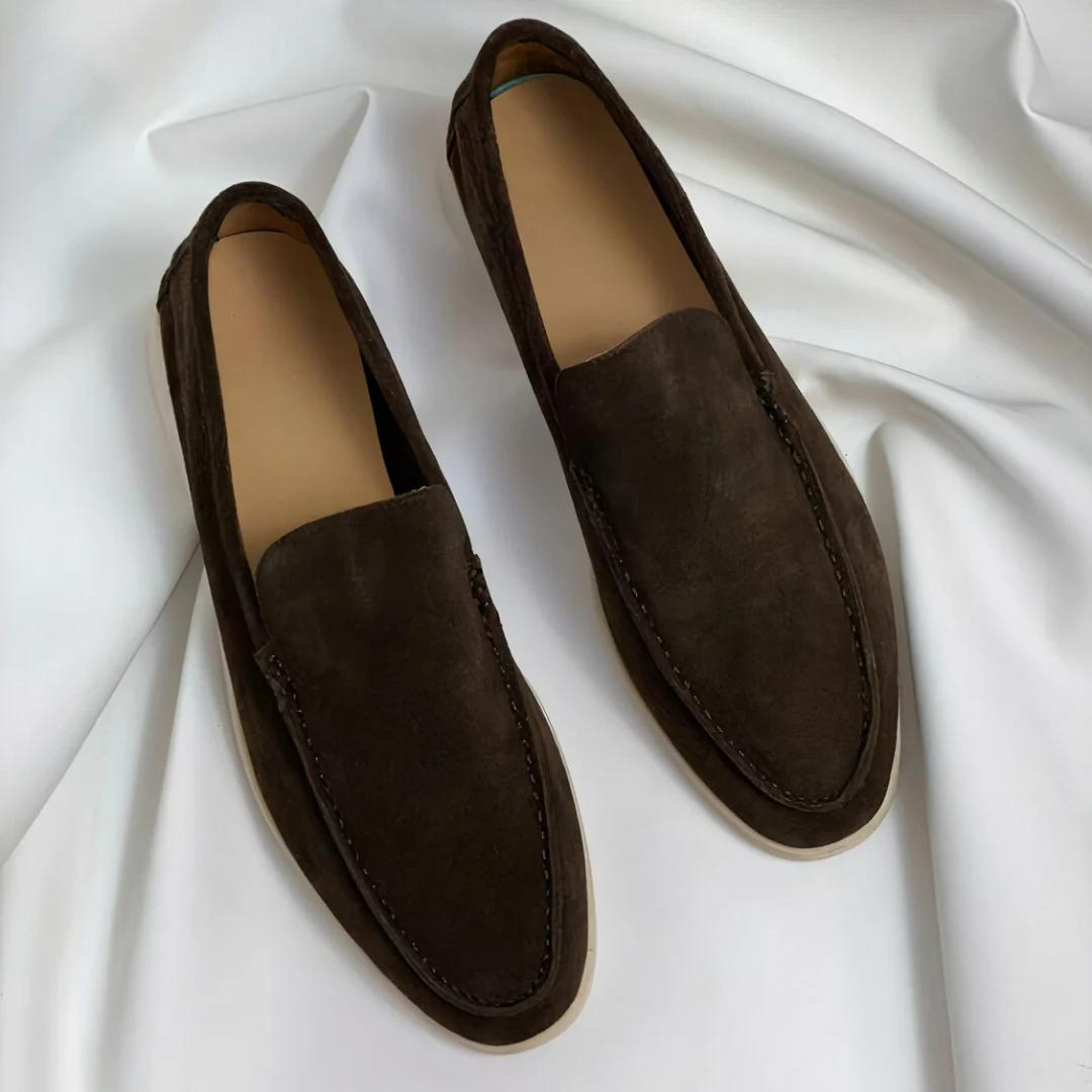 Men's Suede Loafers | Slip-On, Comfortable | Stylish Casual Shoes